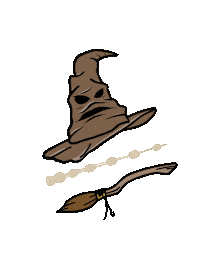 Harry Potter Wand Sticker by Magicalifestyle