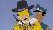 Season 20 Running GIF by The Simpsons