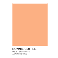 bonniecoffeeco coffee cafe sydney melbourne Sticker