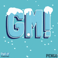 Freezing Good Morning GIF by Pudgy Penguins