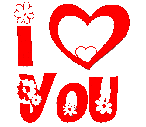 Love You Sticker