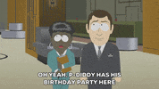 birthday party club GIF by South Park 