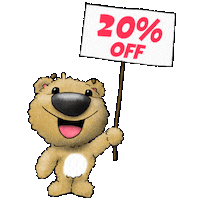 20 Percent Bear Sticker