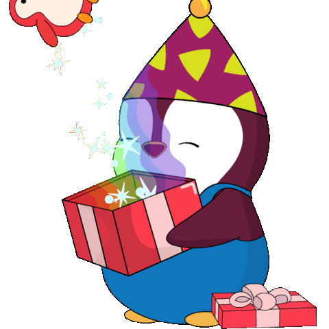 Party Celebration Sticker by Pudgy Penguins