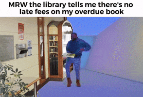 Celebrity gif. Drake, in the music video for "Hotline Bling," dances joyfully. He holds a book, which he slings across the screen, eventually landing in a drawer full of other books.
