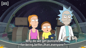 Flying Rick And Morty GIF by Adult Swim