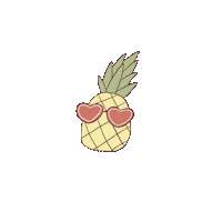 Heart Glasses Sticker