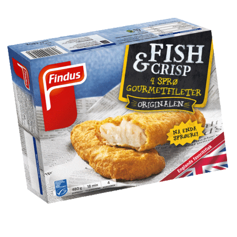 Fish And Chips Sticker by Findus Norge
