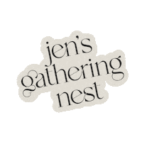 jensgatheringnest jgn jensgatheringnest Sticker