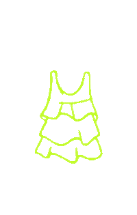 DaleModa draw dress ropa vestido Sticker
