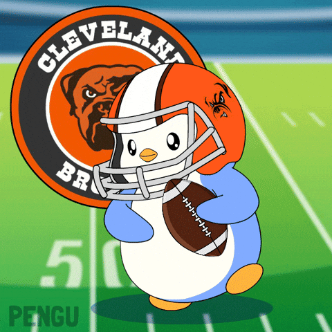Touch Down Super Bowl GIF by Pudgy Penguins