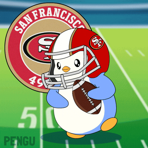 Touch Down Super Bowl GIF by Pudgy Penguins