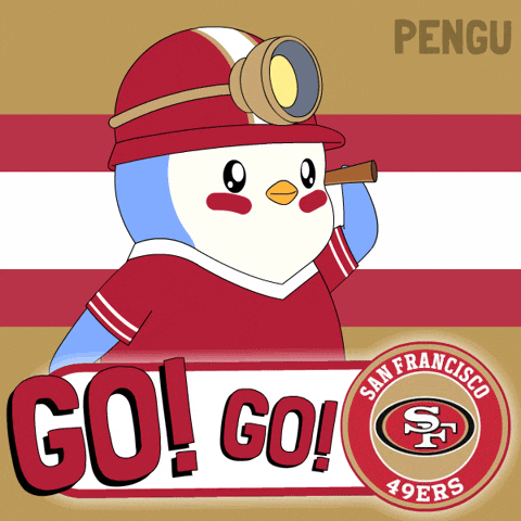 Touch Down Super Bowl GIF by Pudgy Penguins