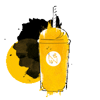shake smoothie Sticker by Weder und Noch