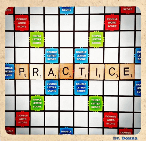 Practice Working GIF by Dr. Donna Thomas Rodgers