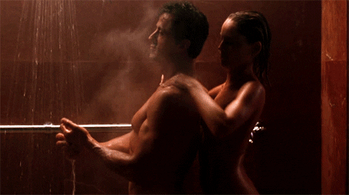 sex butt shower american wet GIF