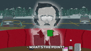 edgar allan poe coffee GIF by South Park 