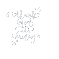 Thank God Friday Sticker