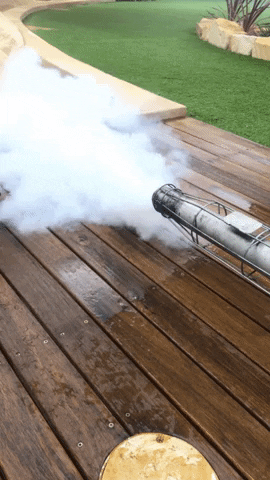 AquaAssets giphyupload smoke testing plumbing GIF