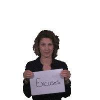 No Excuses Sticker by myfoodcoach