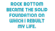 Rock Bottom Sticker by OpticalArtInc.