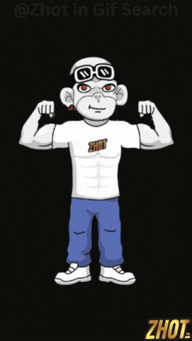 Flexing Six Pack GIF by Zhot Shop