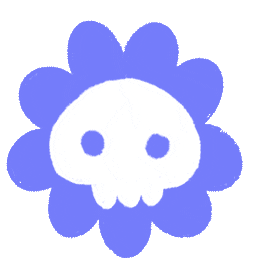 hello_marie giphyupload flower fleur tetedemort Sticker