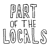 Part Of The Locals Sticker by Zeil en Surfcentrum Brouwersdam