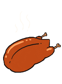 Duck Thanksgiving Sticker