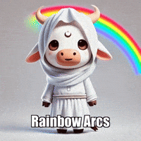 Rainbow Rain GIF by Sagemoohammad