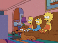 the simpsons jaw drop GIF