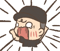 Scared Freak Sticker