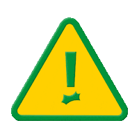 sign warning Sticker by Sprite WEBU