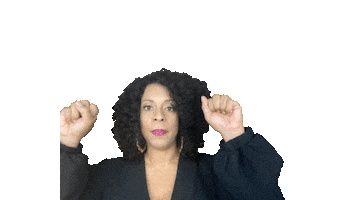 ComedianHollyLogan justice blm fist black woman Sticker