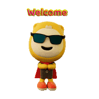 Happy Welcome Welcome Sticker by Gumazing