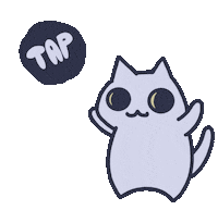 Cat Post Sticker by arisanojima