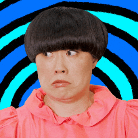 Suspicious Side Eye GIF by Atsuko Okatsuka