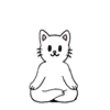 Floating White Cat GIF by lilcozynostril