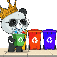 Sustainability Go Green Sticker by PandaPals