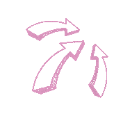 Pink 3D Sticker