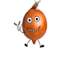 Vegetable Onion Sticker by PlumFilms