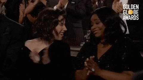 sally hawkins applause GIF by Golden Globes