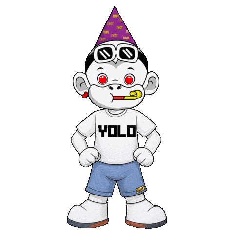 Lets Go Yolo Sticker by Zhot