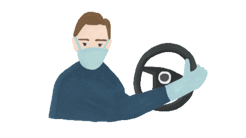 Driver Sticker by Yandex Taxi