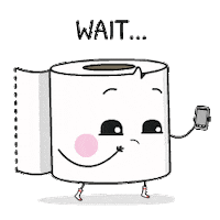 Toilet Paper Love Sticker by Paper Poo