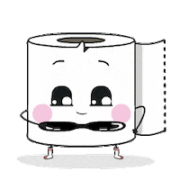 Toilet Paper Love Sticker by Paper Poo