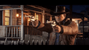 dual wield red dead redemption 2 GIF by Rockstar Games
