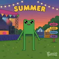 Good Vibes Hello GIF by fwogs