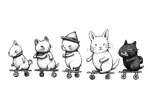 Train Skateboard Sticker