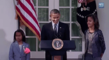 sasha obama thanksgiving GIF by Obama